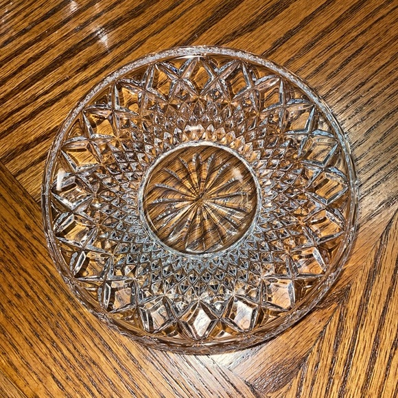 Vintage Bohemia Crystal Lead Crystal Over 24% PbO 2 Cups with 2 Saucers - Picture 5 of 15